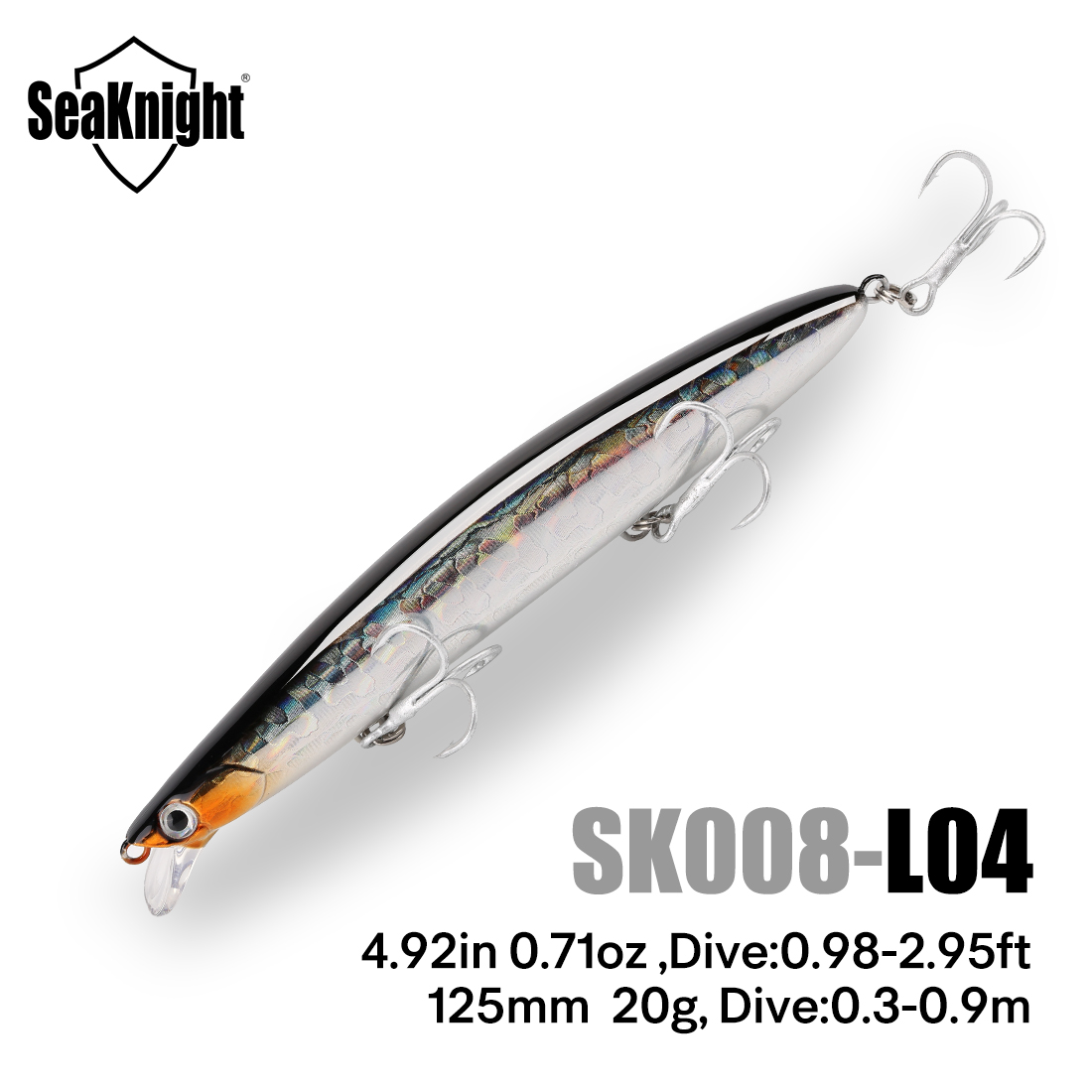 Fishing Equipment Brands - SeaKnight Brand 08 Minnow Aas Super