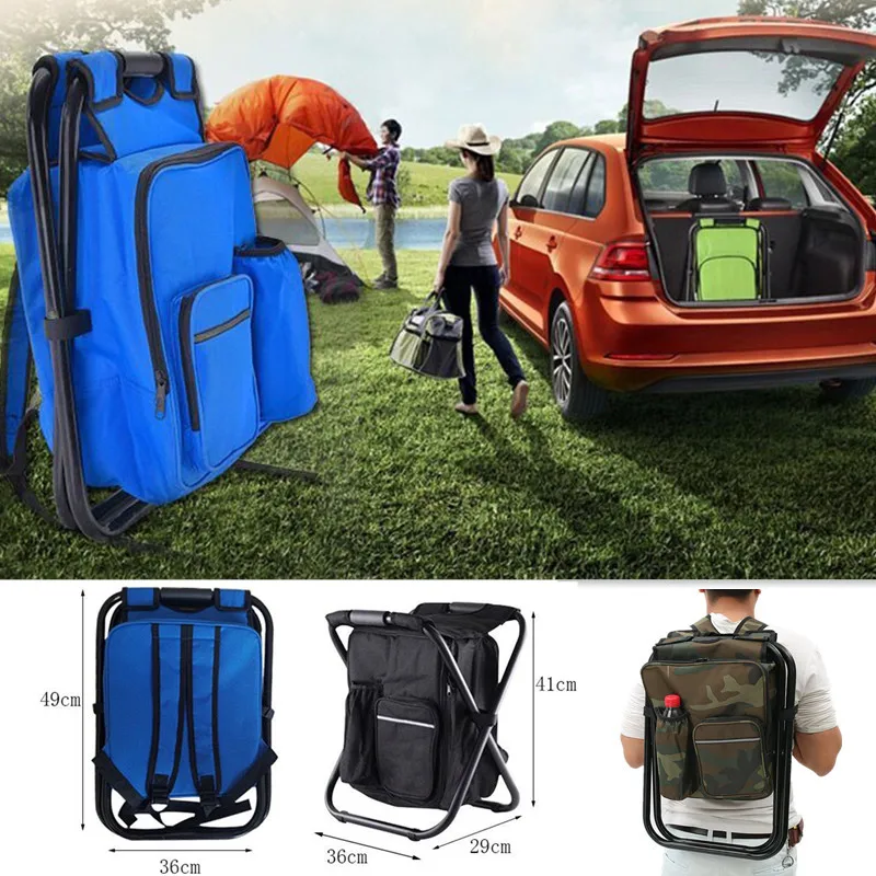 2-in-1 opvouwbare visstoeltas, - Fishing Equipment Bag recensie en prijs